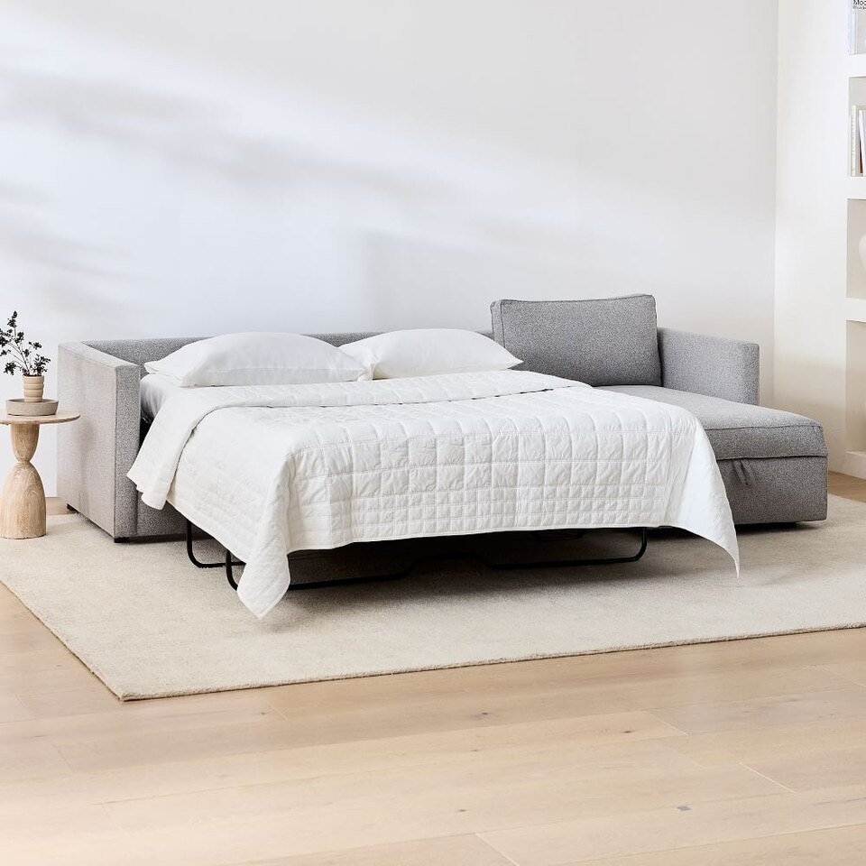 Harris Sleeper Modular Sofa w/ Storage Chaise West Elm UK